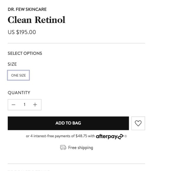 Afore by Dr. Few Clean Retinol Lotion - Picture 8 of 11